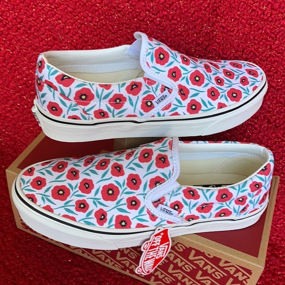 Vans Classic Slip-On Flowers True White WMNS - Picture 11 of 16